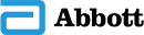Abbott logo white